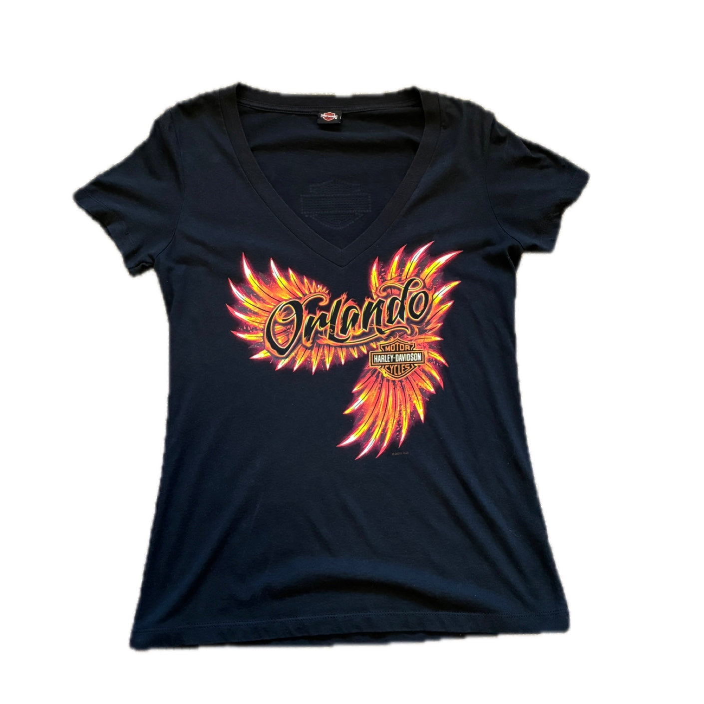 2015 Harley Davidson Flame Phoenix Orlando Top - L