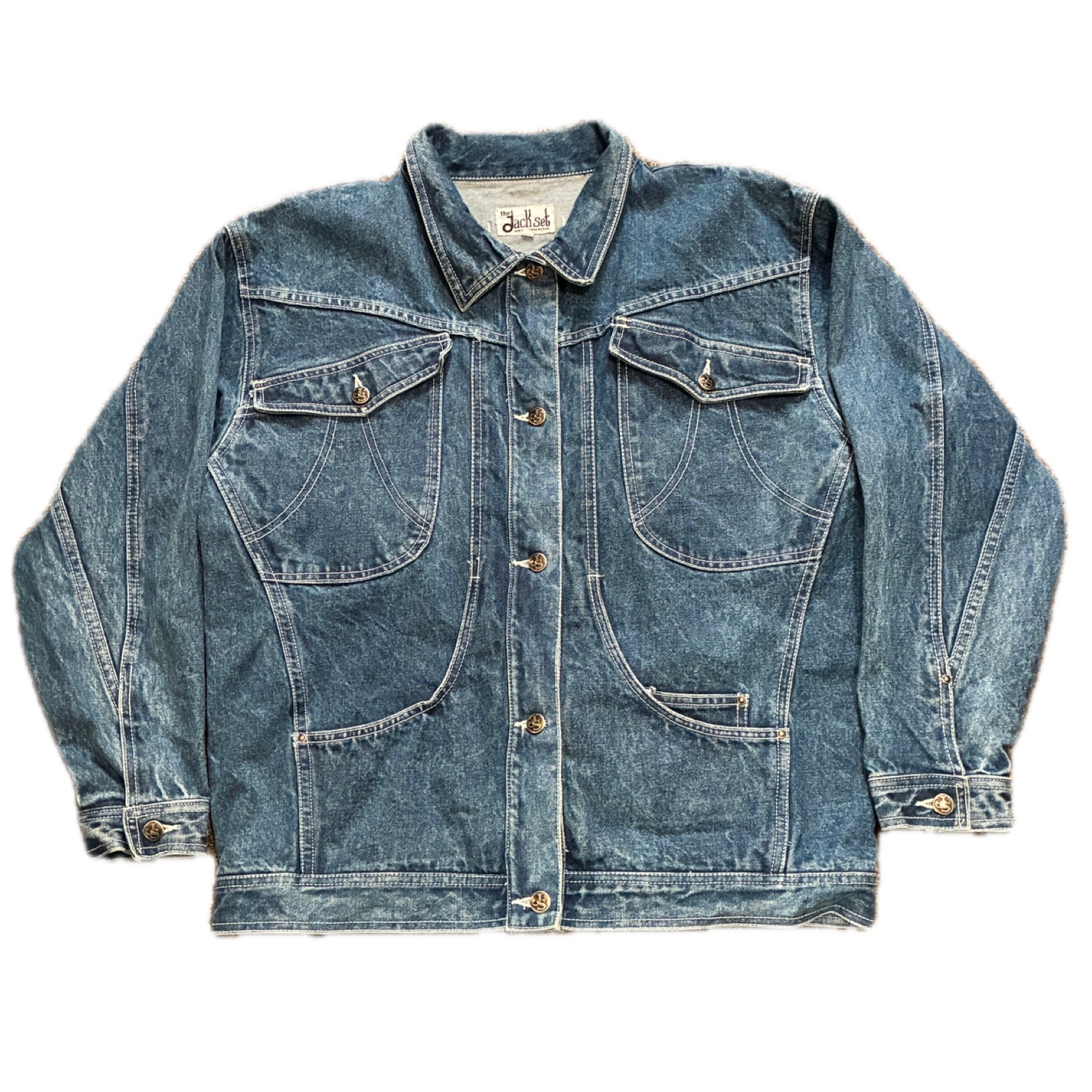 Vintage 1980s The JackSet Denim Jacket - L