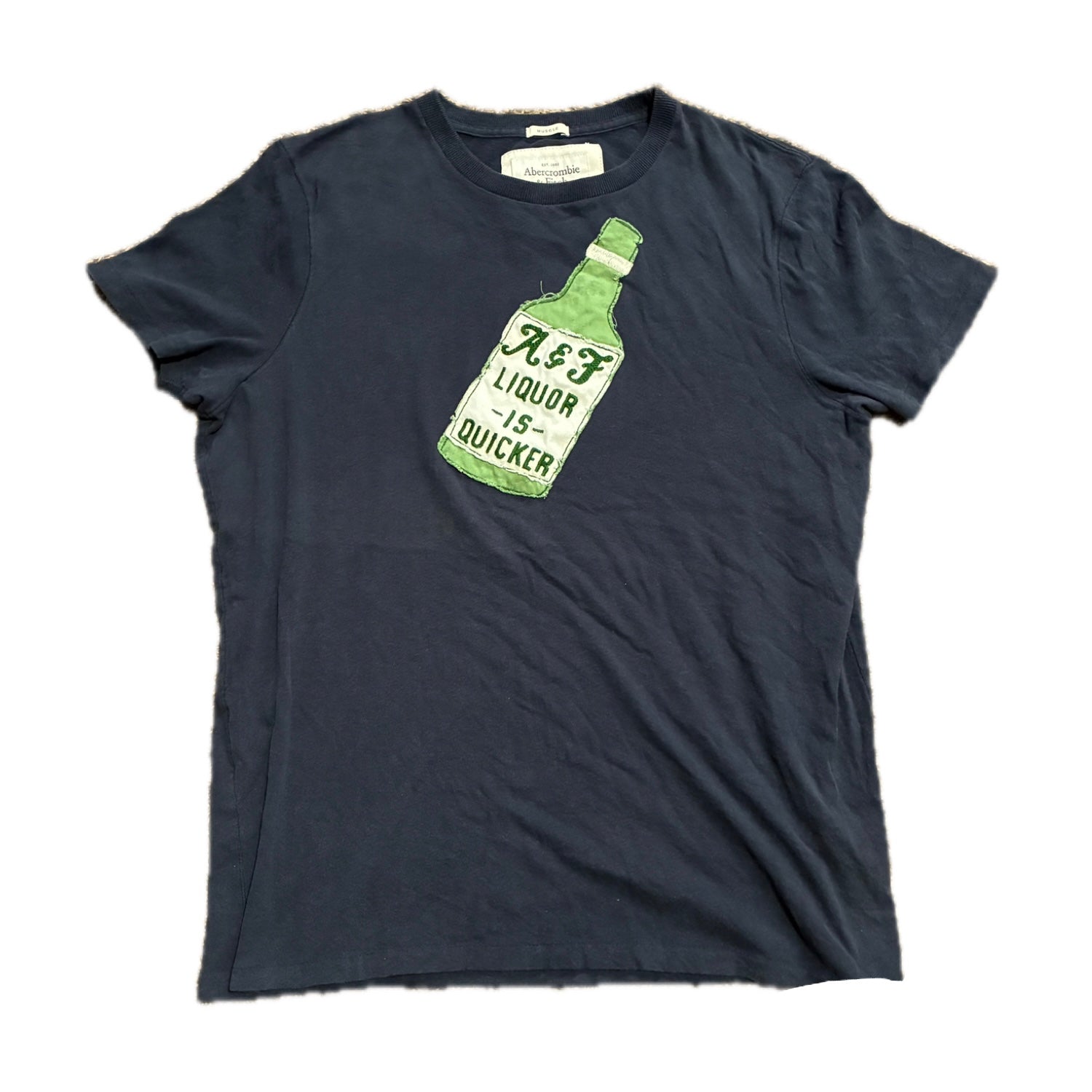 Vintage 2000s Abercrombie & Fitch Liquor Tee - XL