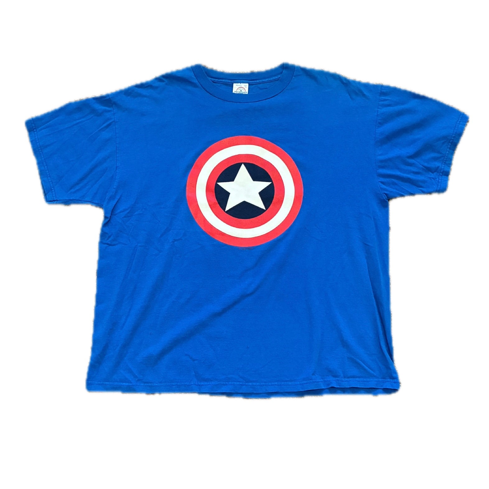 Vintage 2001 Captain America Shield Tee - XL