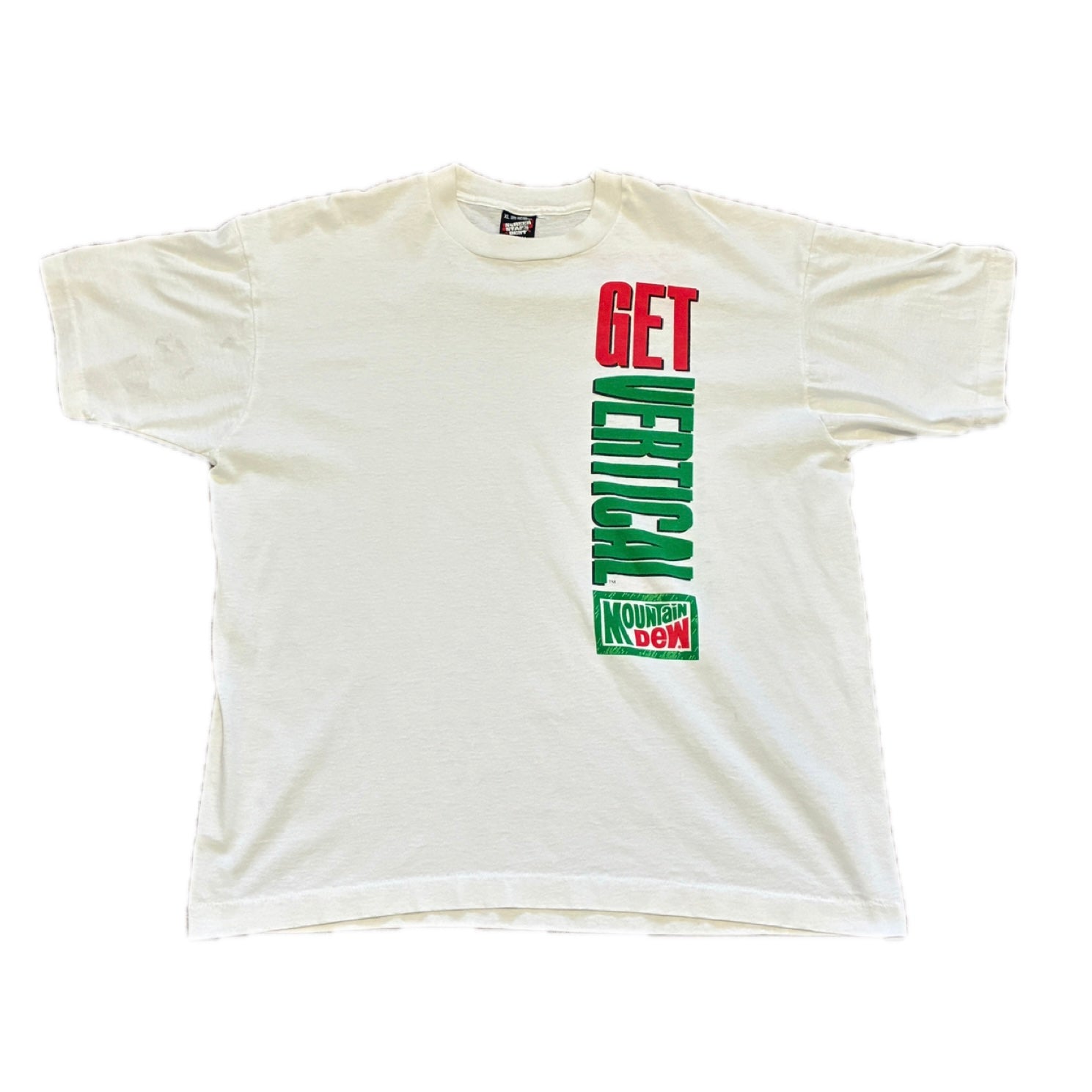 Vintage 1990s Mountain Dew Promo Tee - XL