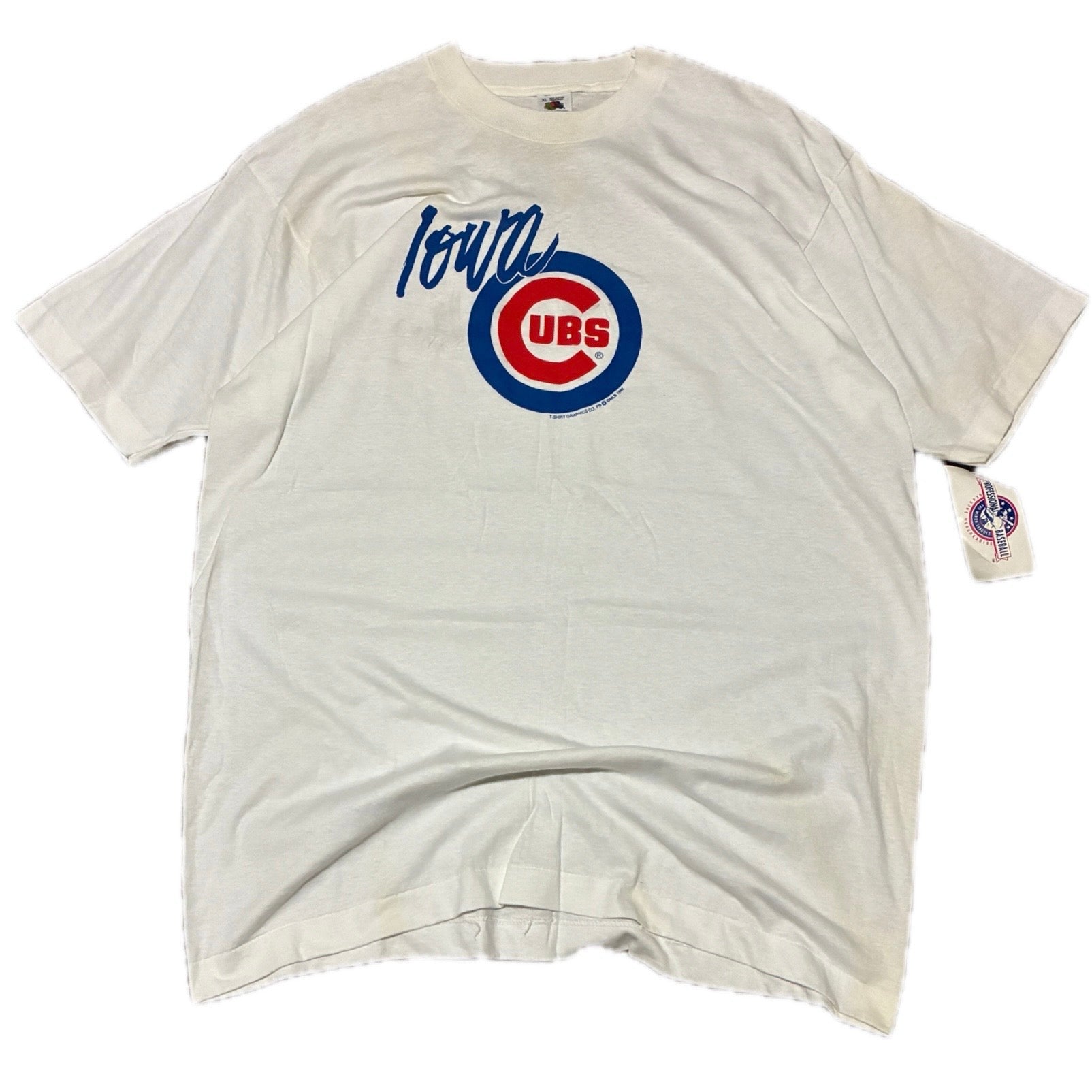 Vintage 1992 MLB Iowa Cubs Tee - XL