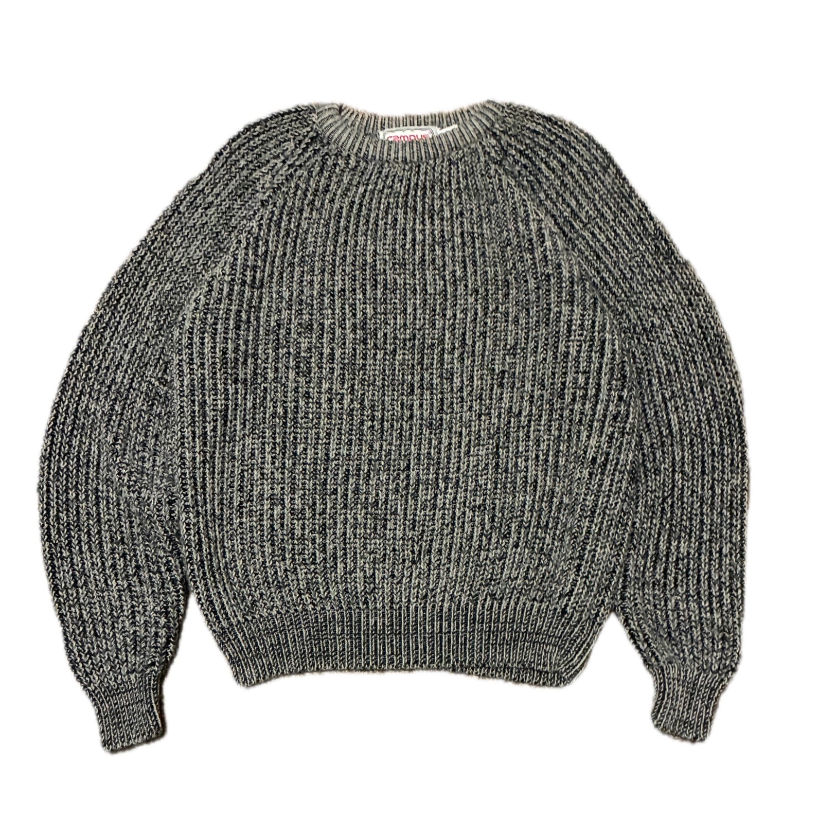 Vintage 1980s Campus Knitted Sweater - L