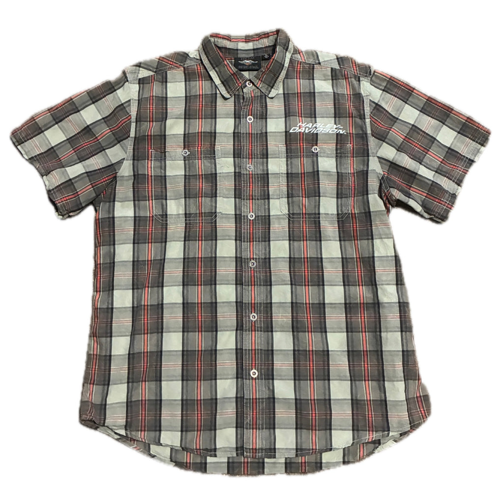 2000s Harley Davidson Button Up - XL