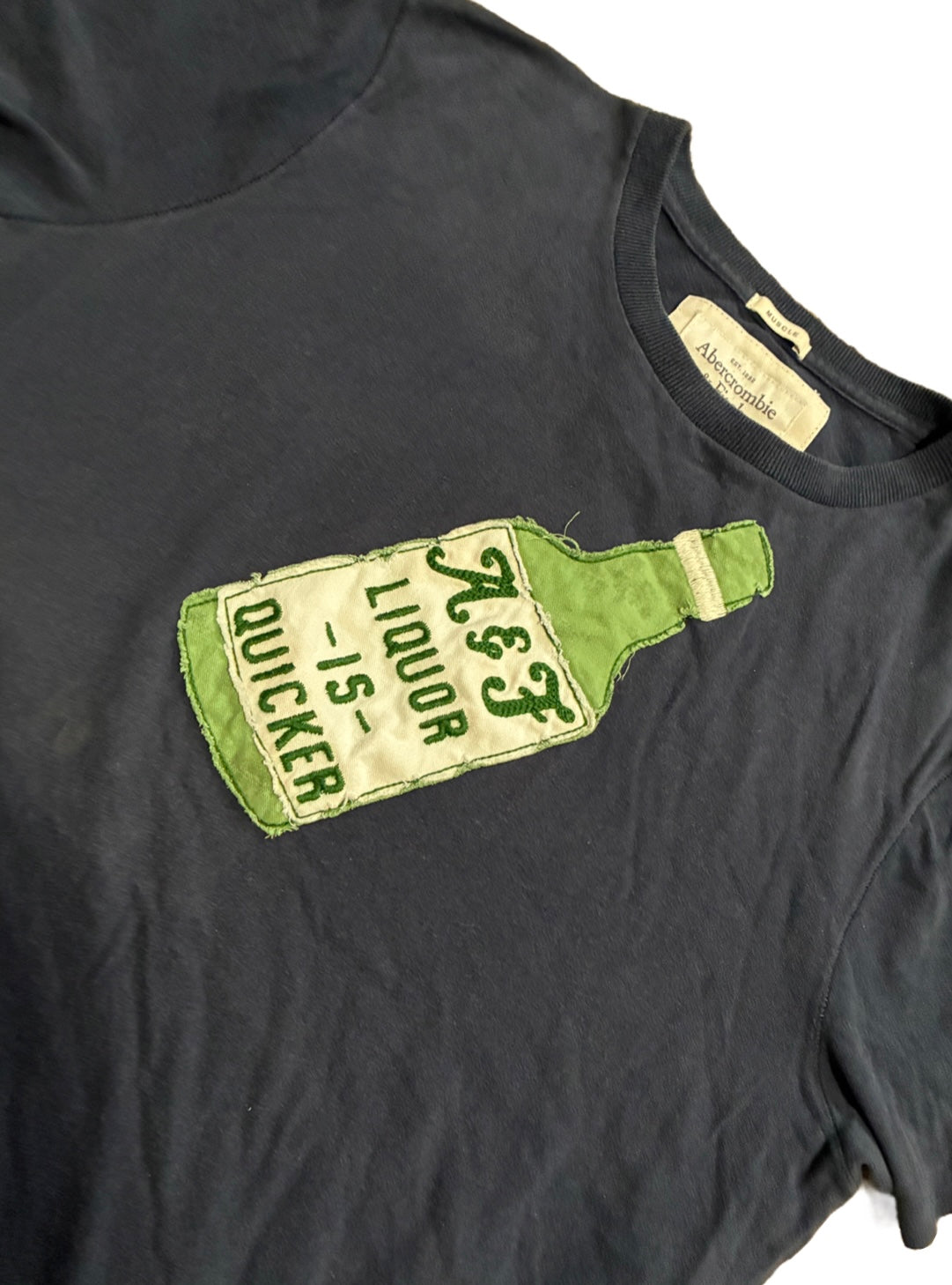 Vintage 2000s Abercrombie & Fitch Liquor Tee - XL