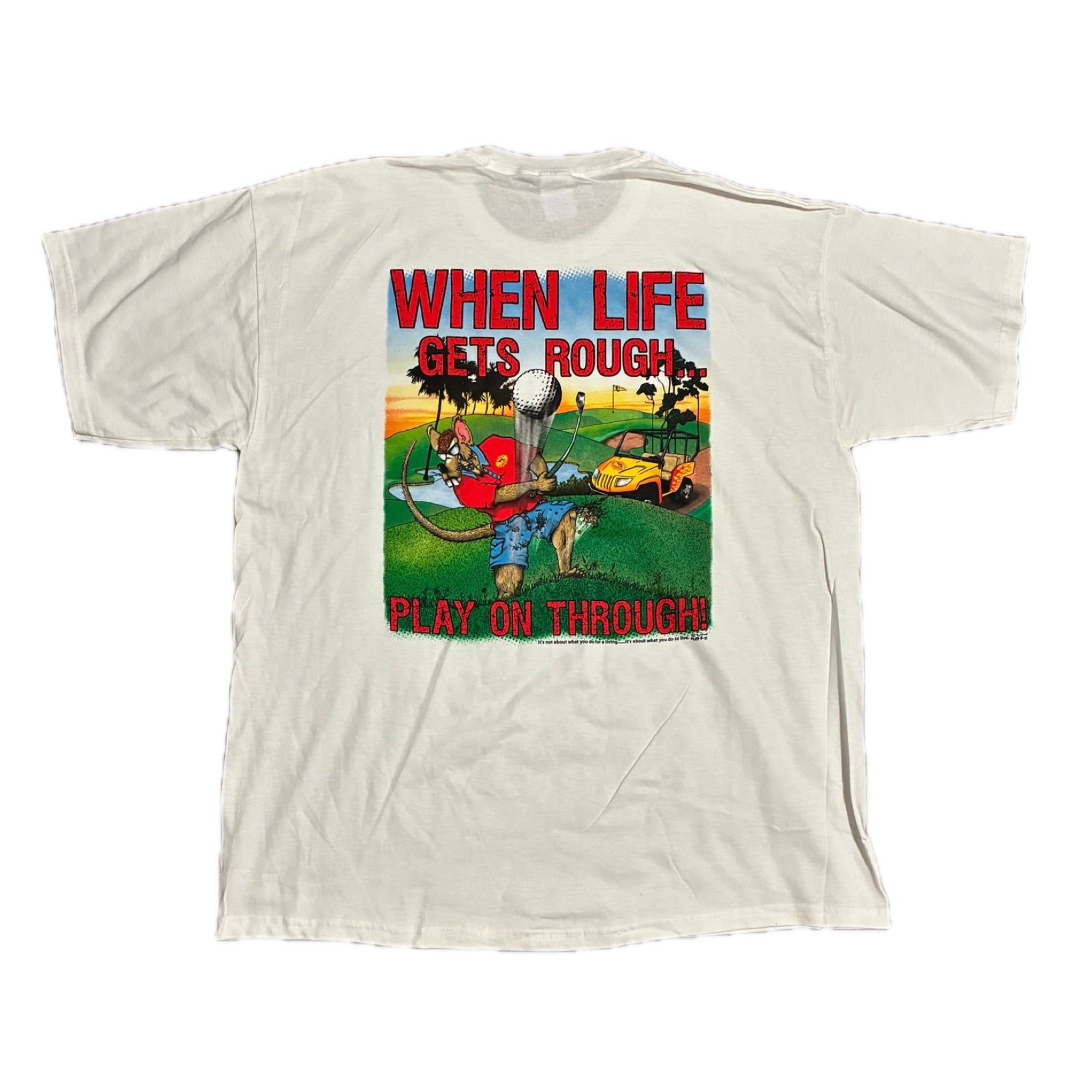 2000s Sun Ratz “Play on Through” Tee - XL