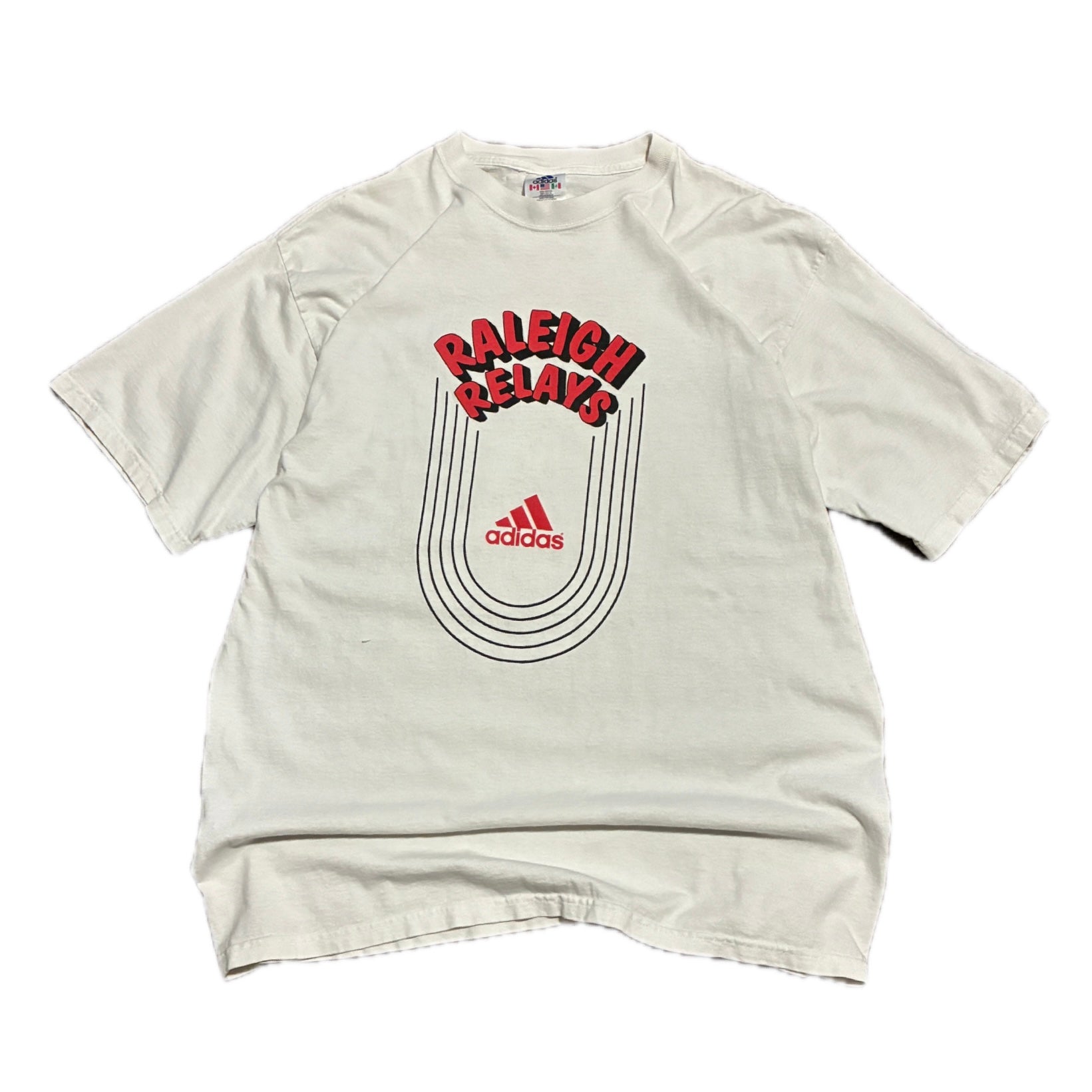 Vintage 1990s Adidas Track Tee - L