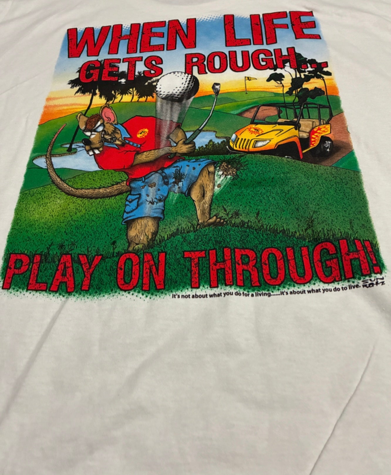2000s Sun Ratz “Play on Through” Tee - XL