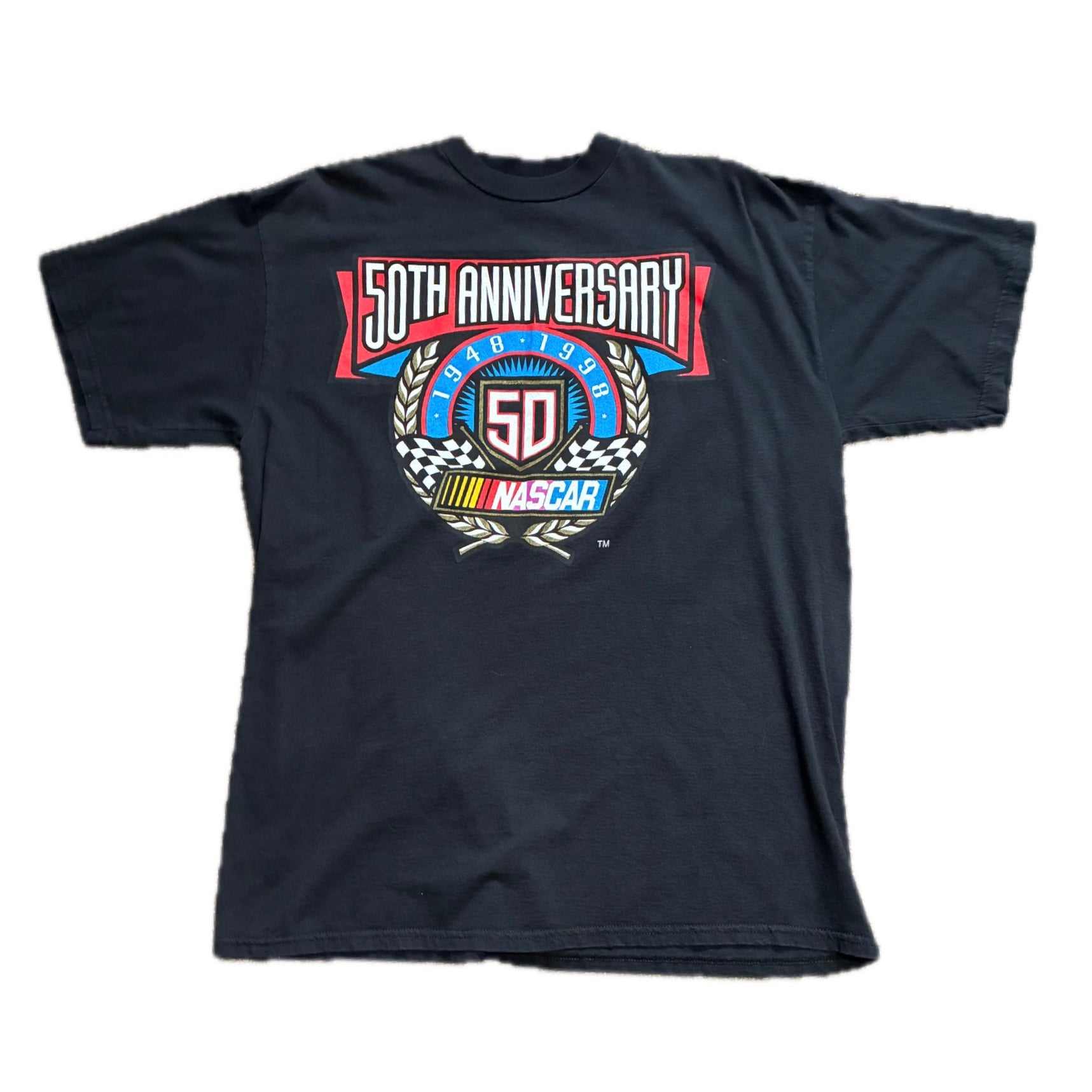 Vintage 1998 NASCAR 50th Anniversary Tee - XL