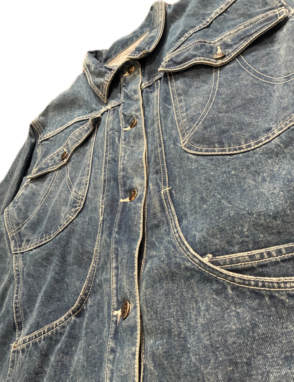 Vintage 1980s The JackSet Denim Jacket - L
