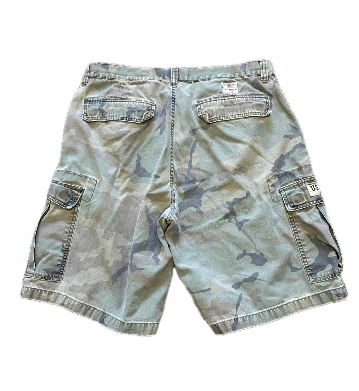 2000s US Polo Assn. Camo Cargo Shorts - 36
