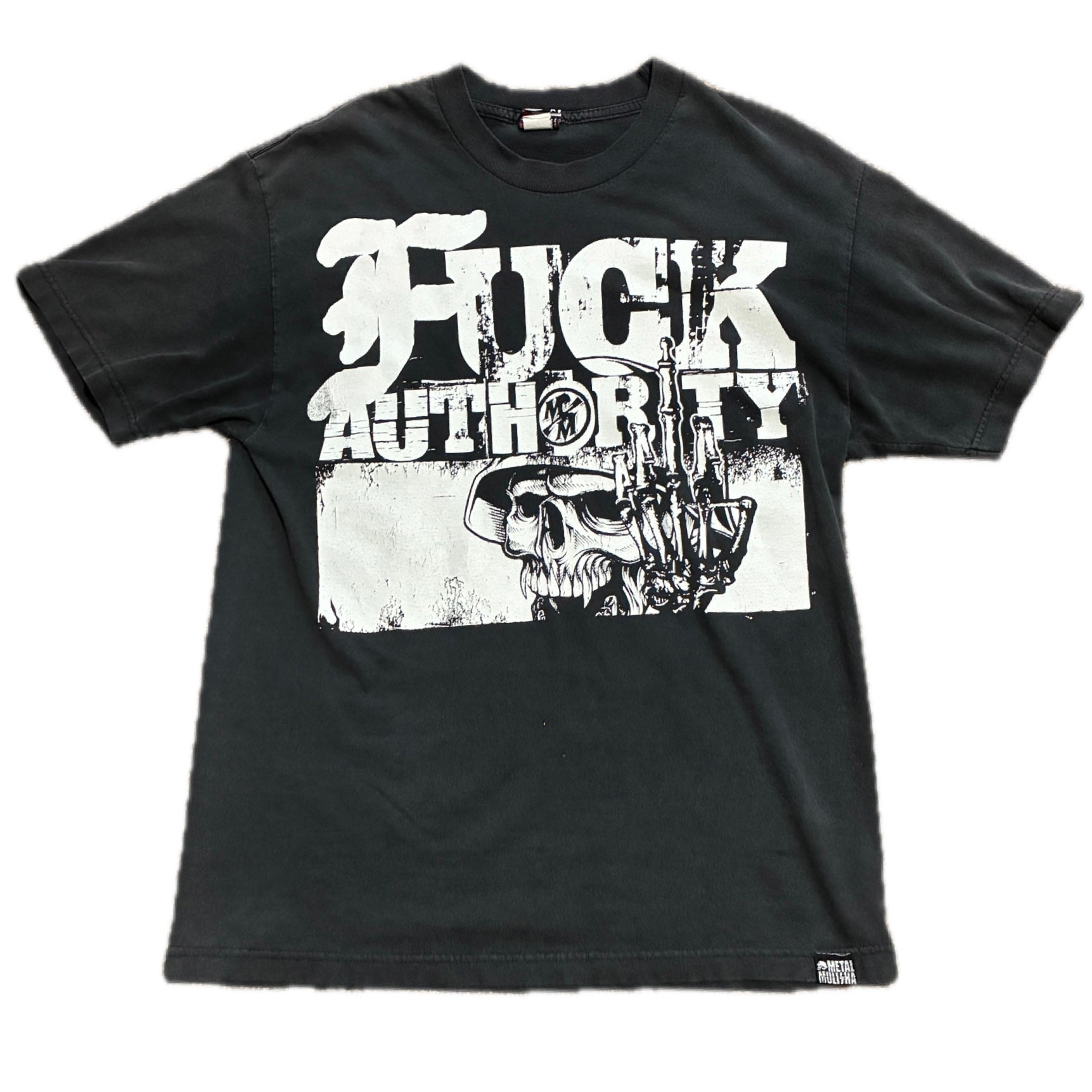 Y2K F Authority Metal Mulisha Tee - L
