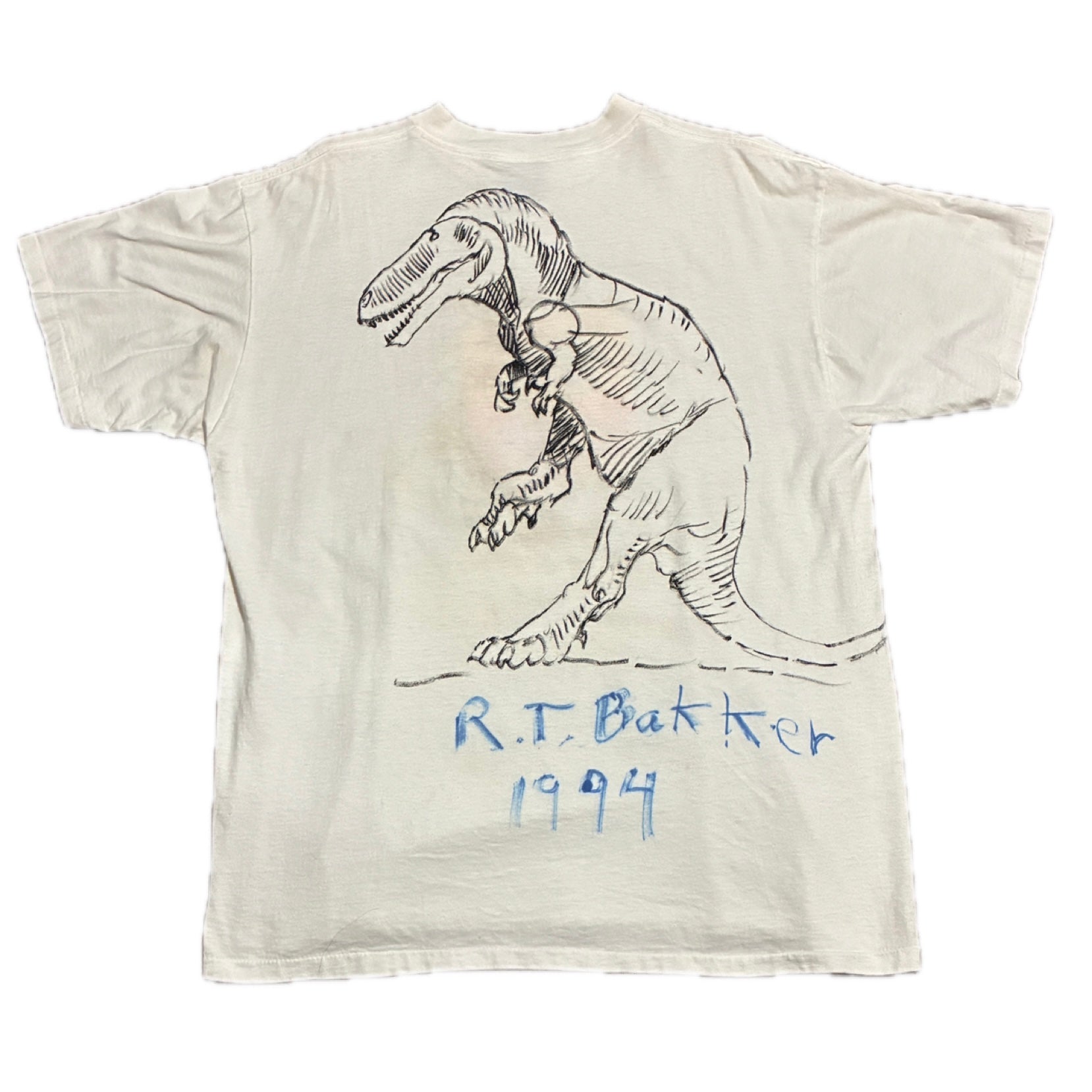 Vintage 1994 R.T. Bakker T-Rex Illustration Tee - XL