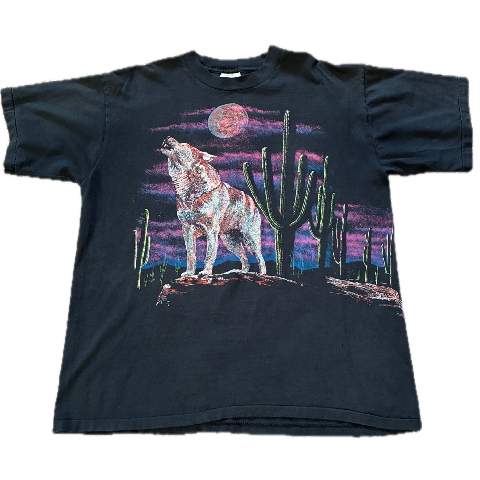 Vintage Wolf Nature AOP Tee - XL