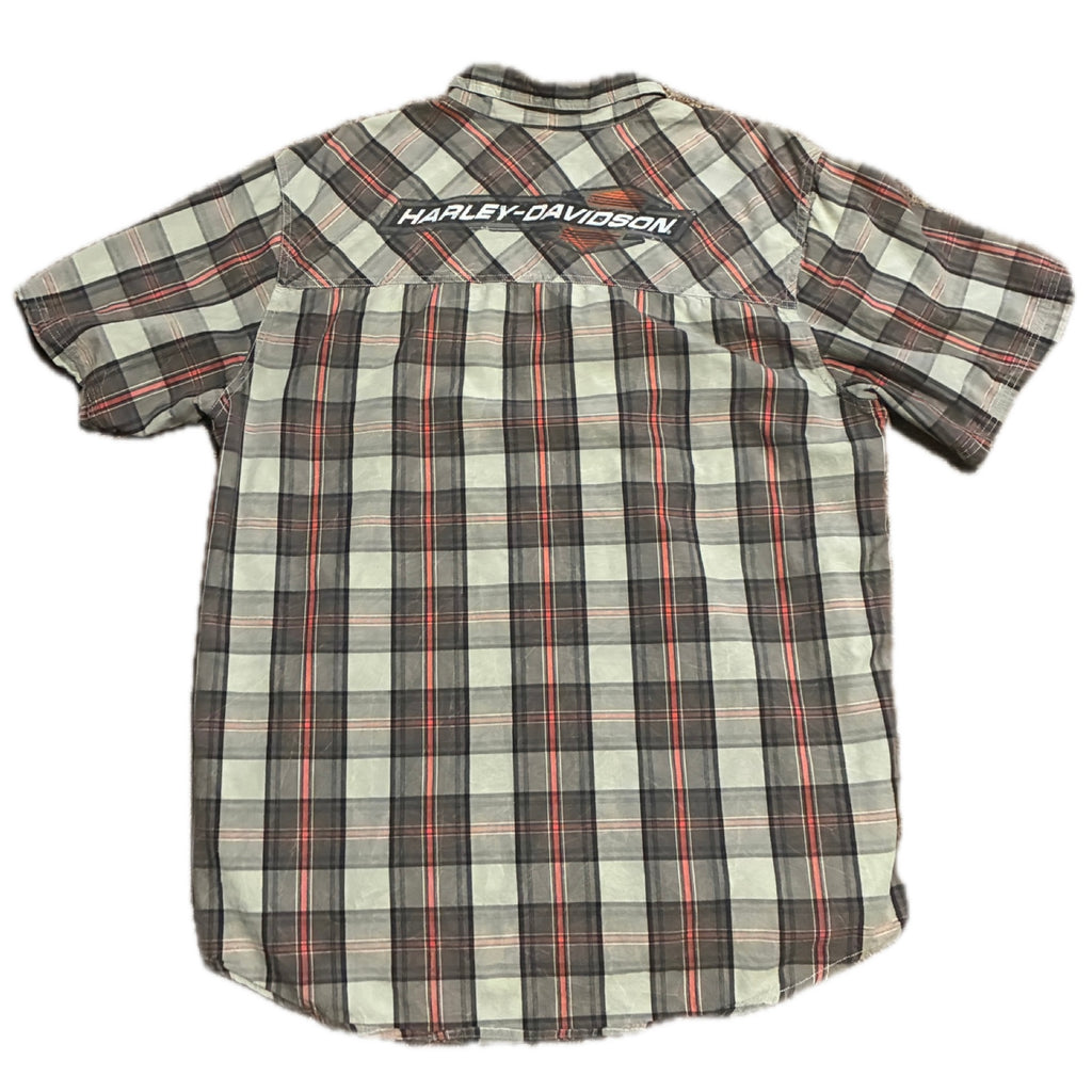 2000s Harley Davidson Button Up - XL