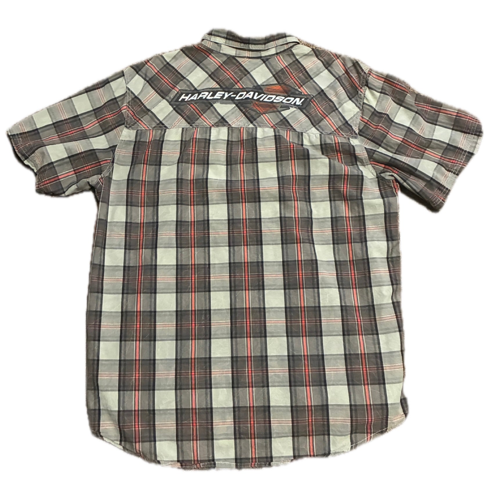 2000s Harley Davidson Button Up - XL