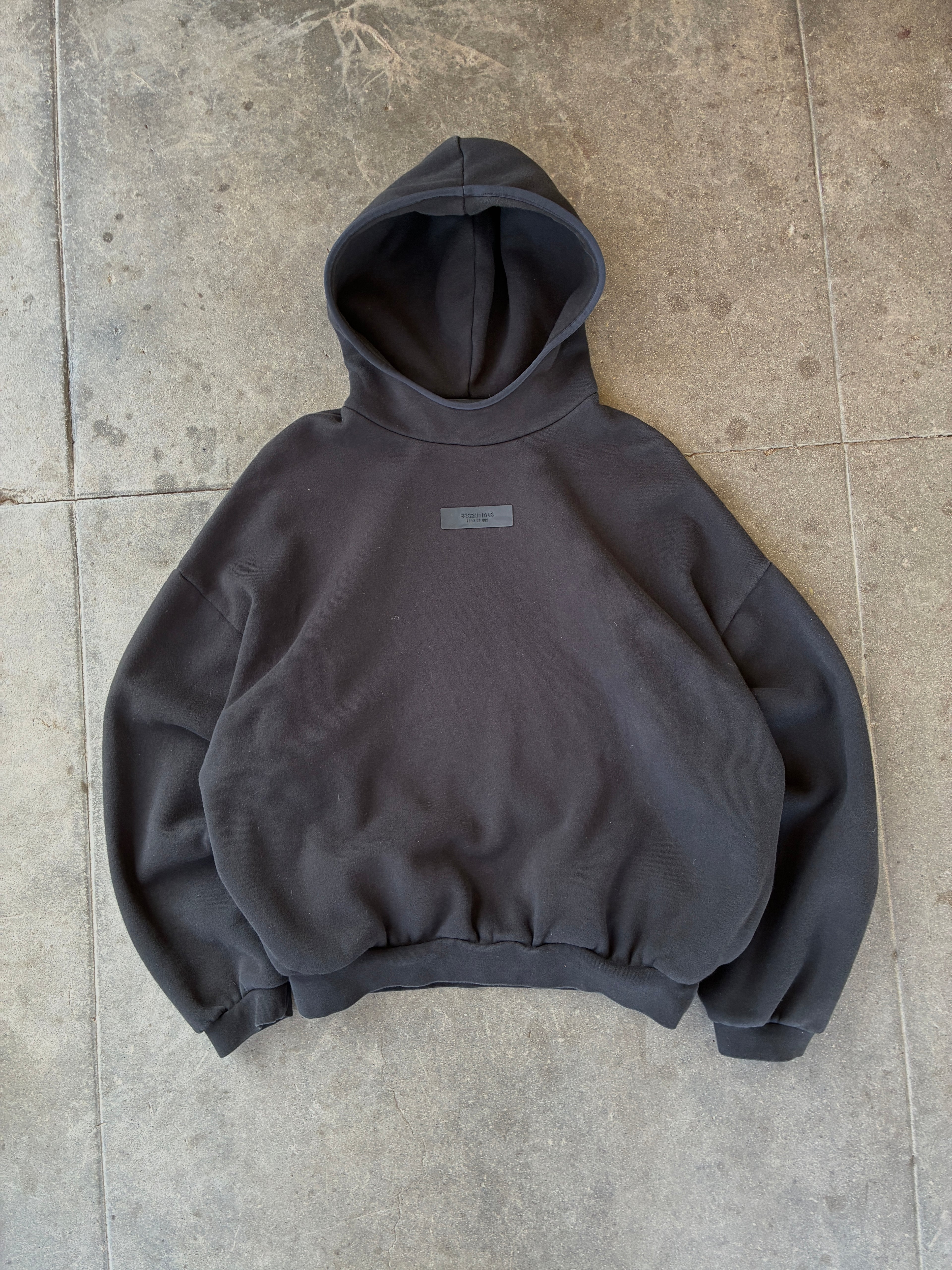 Essentials Cropped Fit Hoodie - S