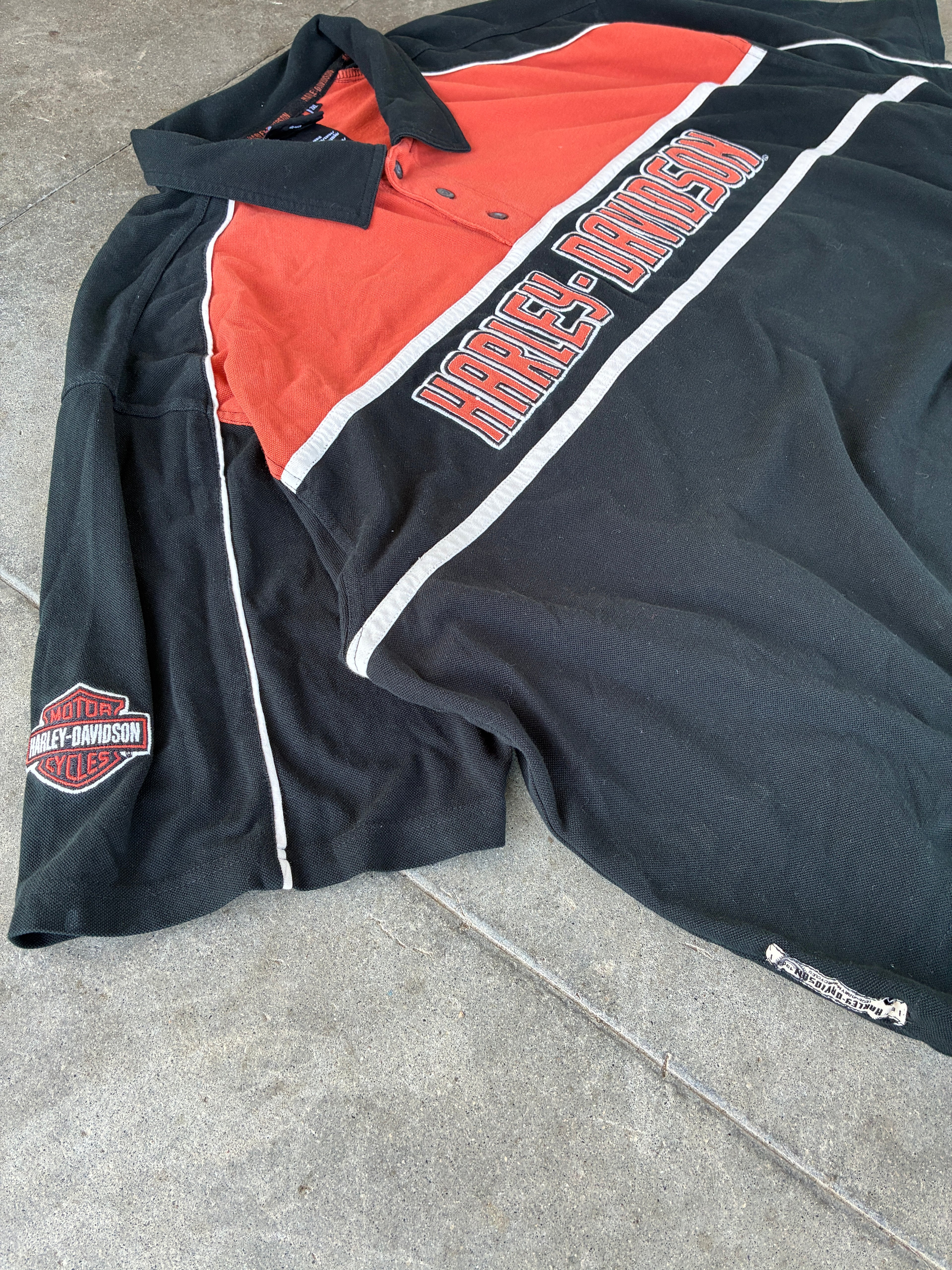 ‘00s Harley Davidson Polo - 3XL