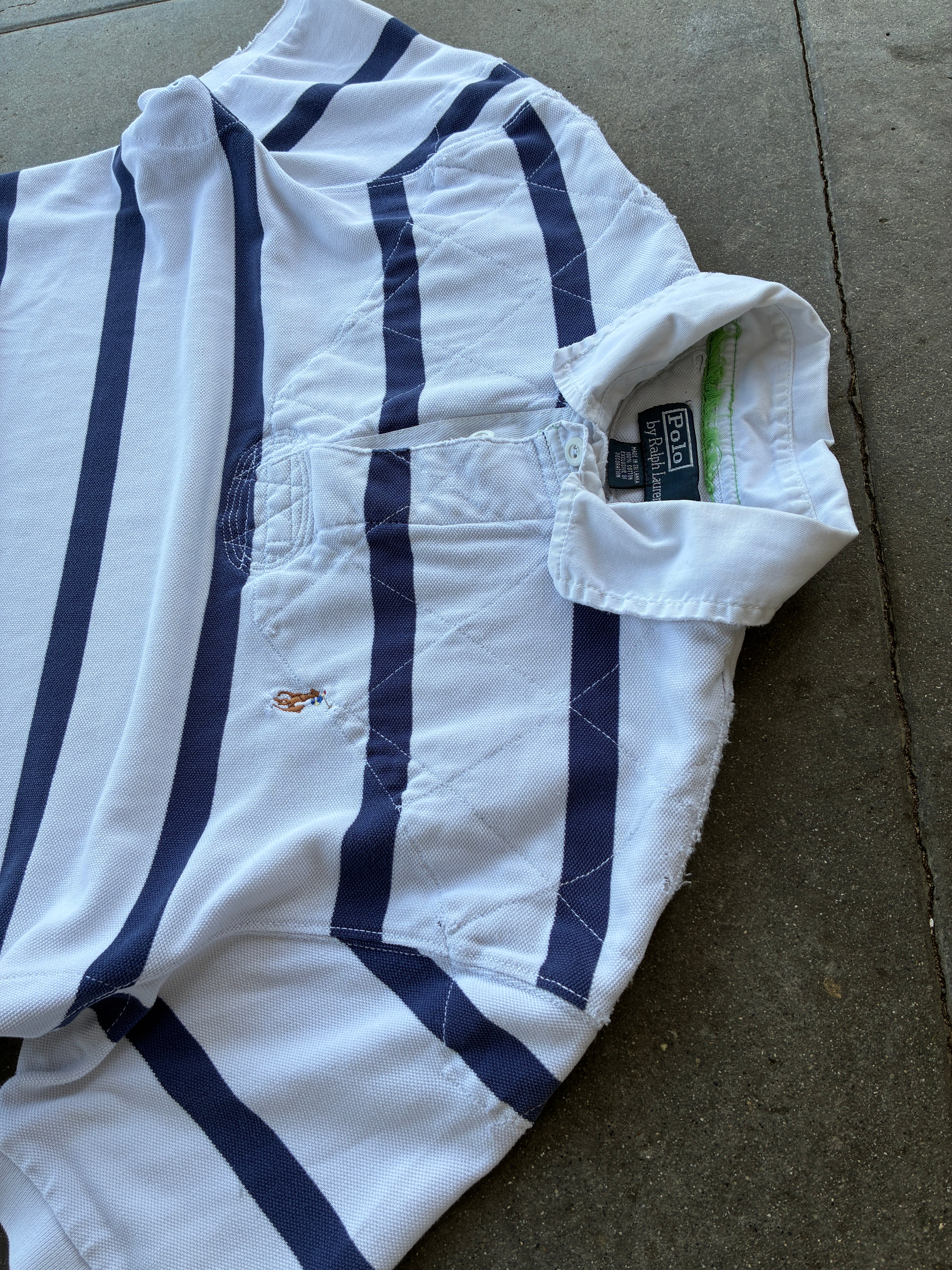 ‘90s Polo RL Striped Polo - M