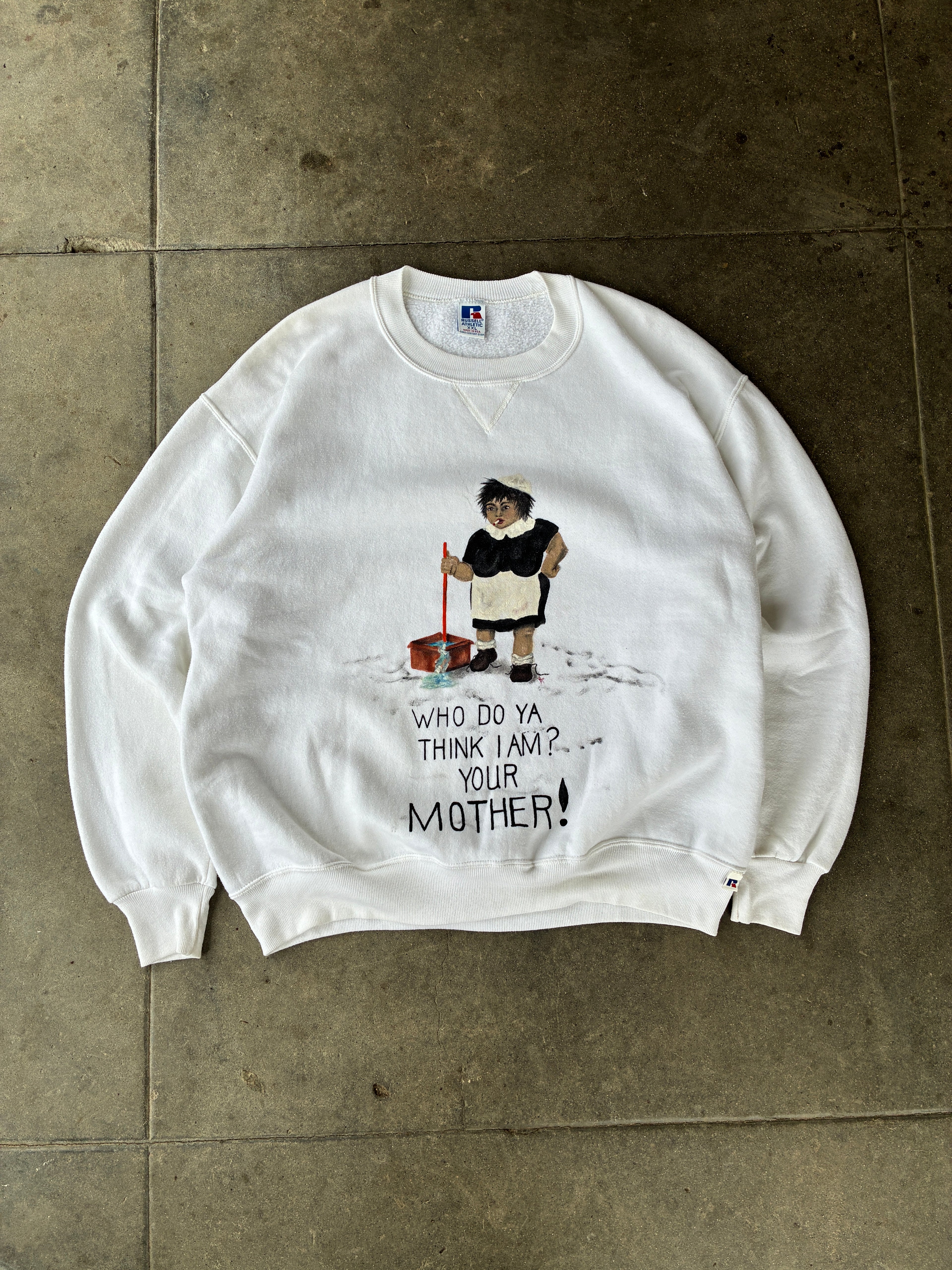 ‘90s Russell Athletic “Your Mother!” Crewneck - 2XL