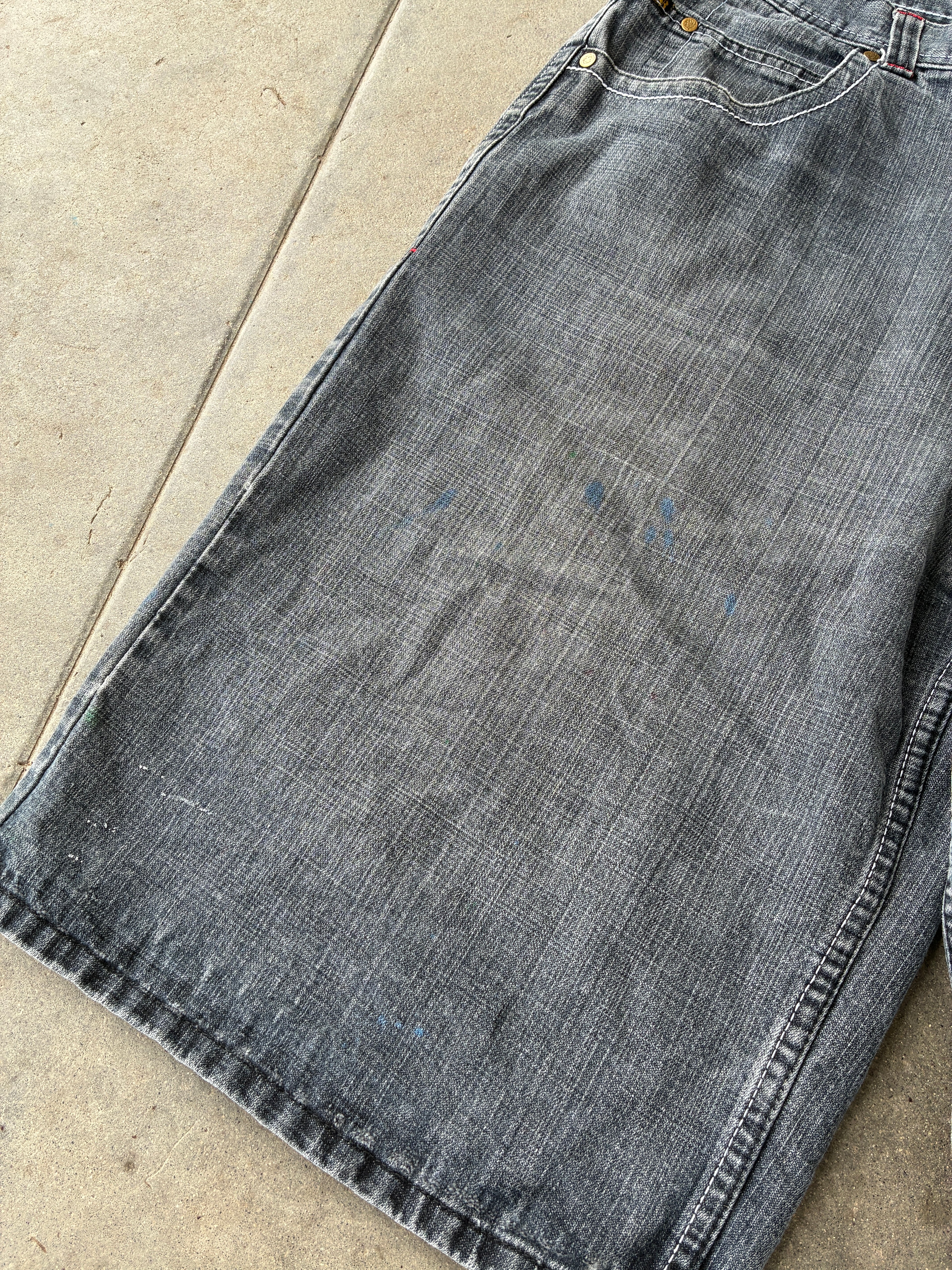 Y2K Royal Blue Baggy Jorts - 40