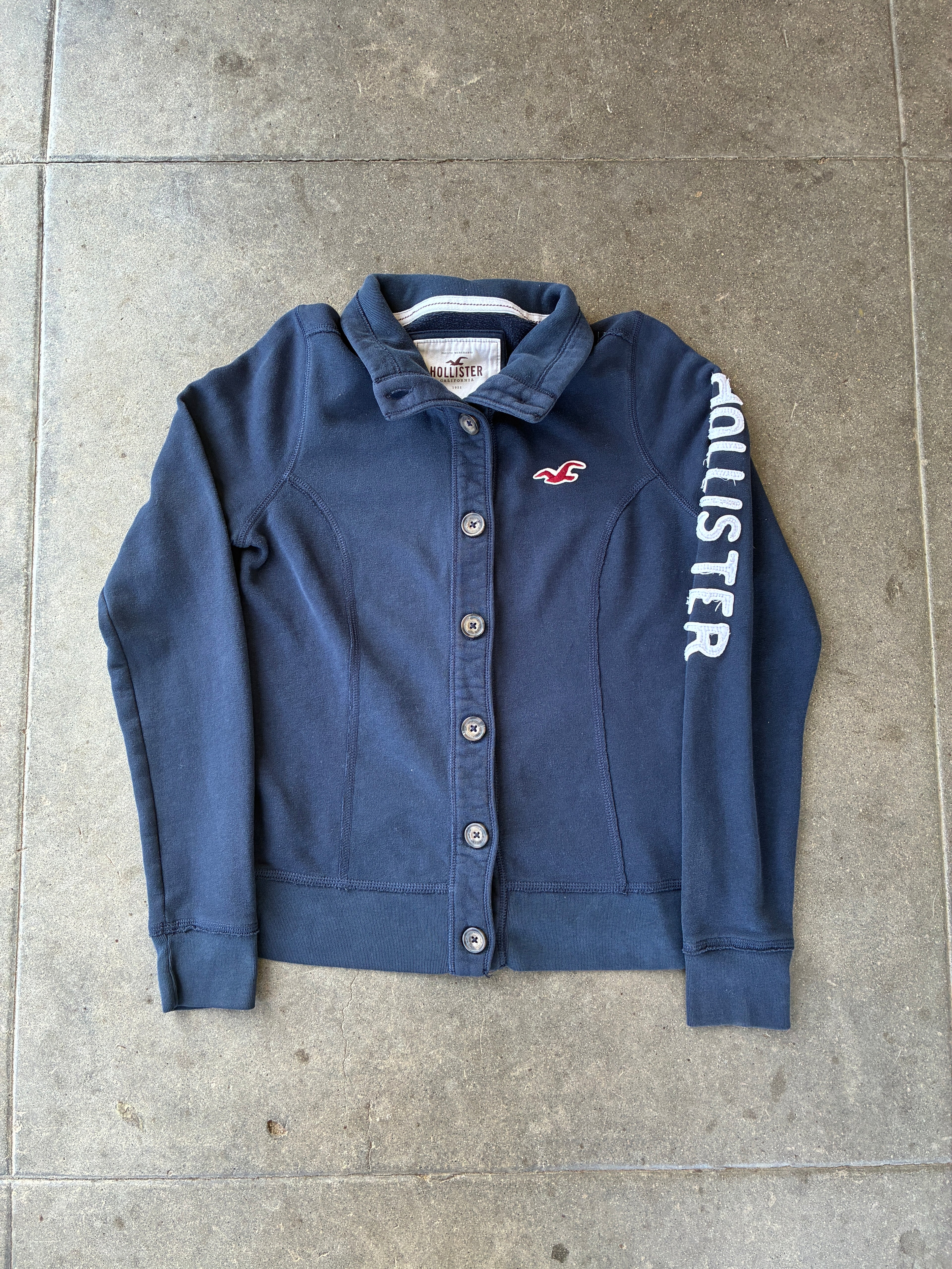 ‘00s Hollister Button-Up Sweater - L