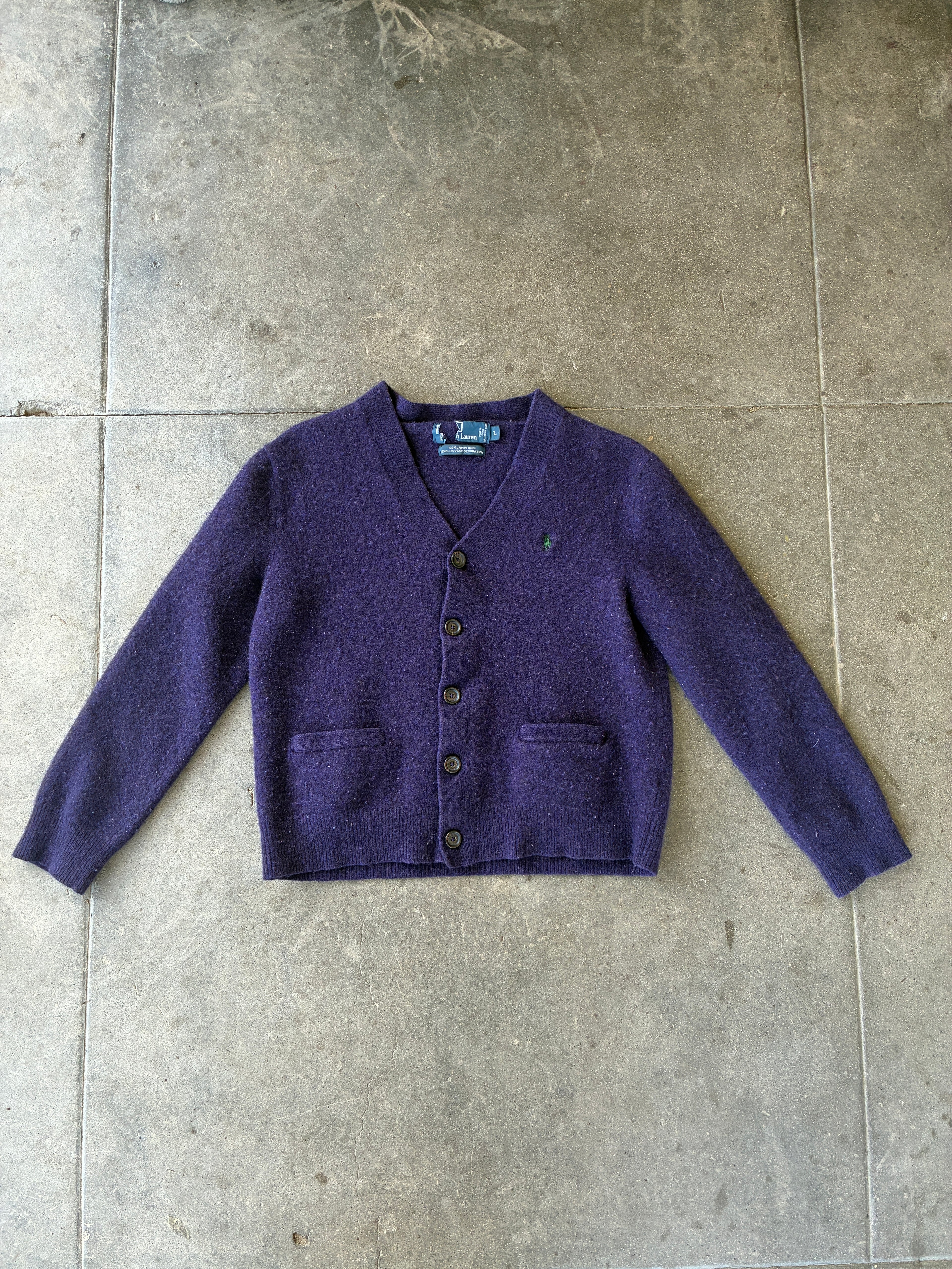 ‘90s Polo RL Wool Sweater - L