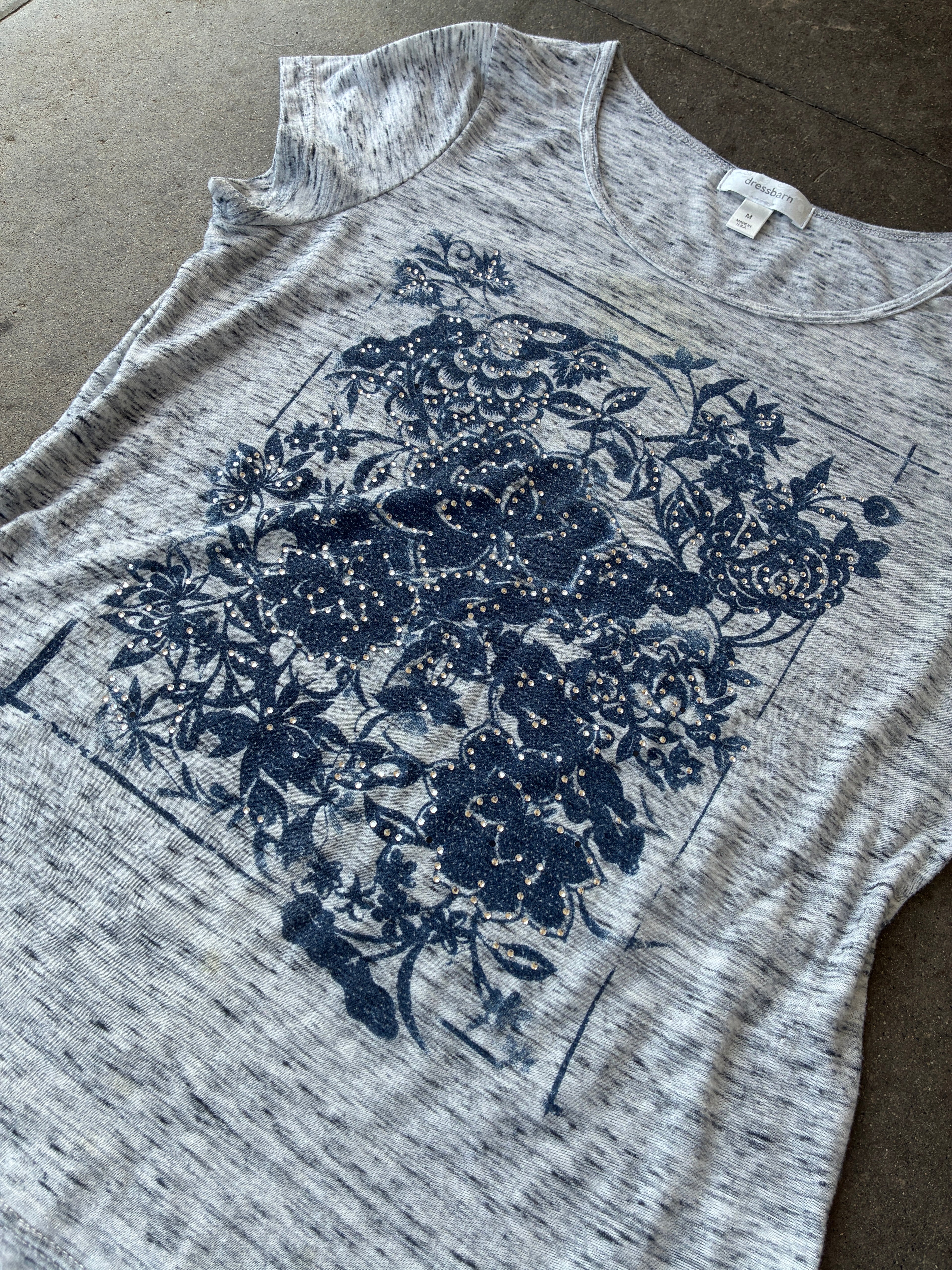 ‘00s Floral Shirt - M