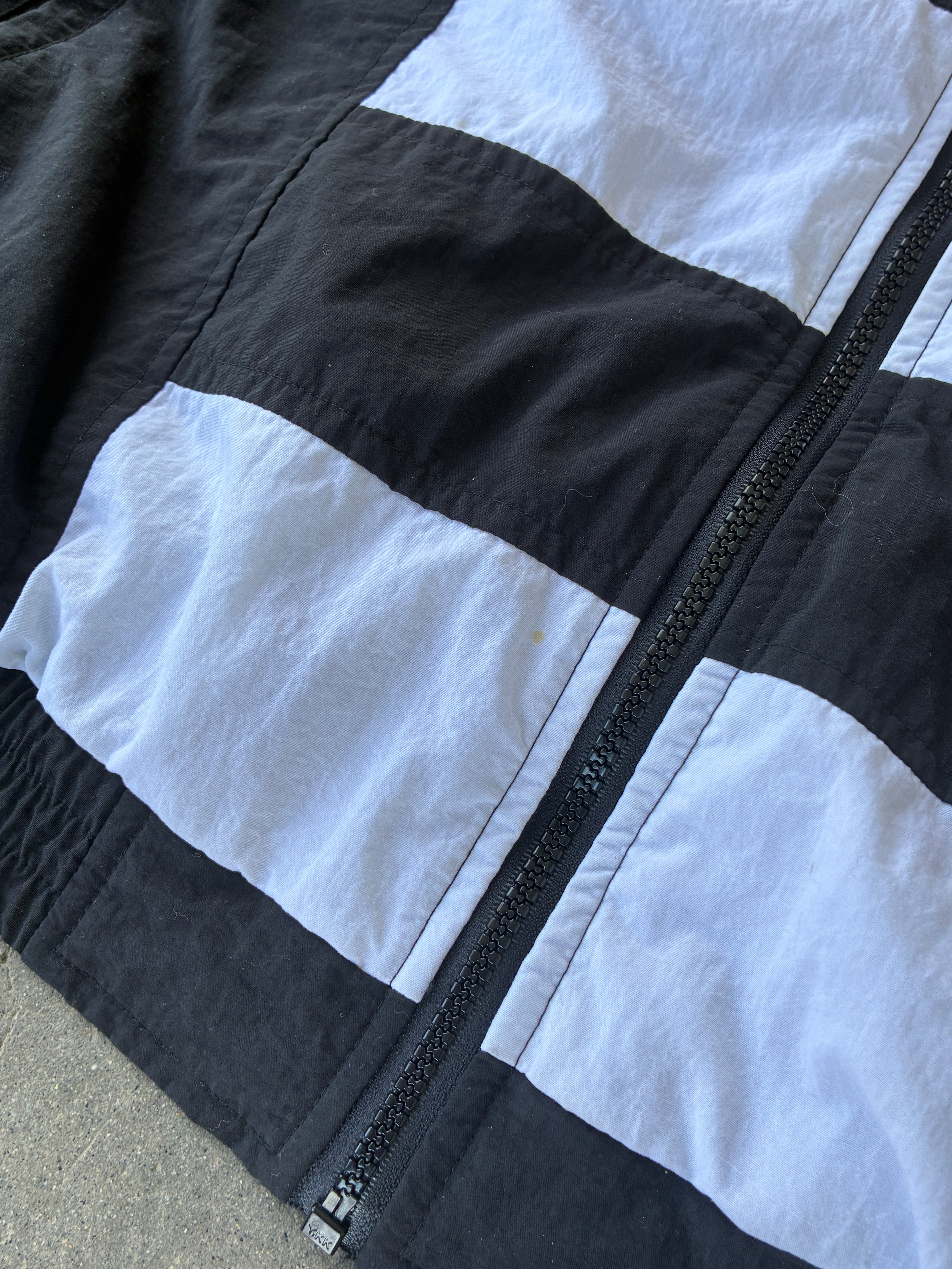 ‘90s Adidas Striped Windbreaker- XL